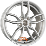 ProLine Wheels  ZX100 Arctic Silver (AS) Einteilig 7.00 x 17 ET 45.00  5x114.3